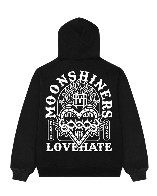 Love Hate - Hoodie Moonshiners Mfg
